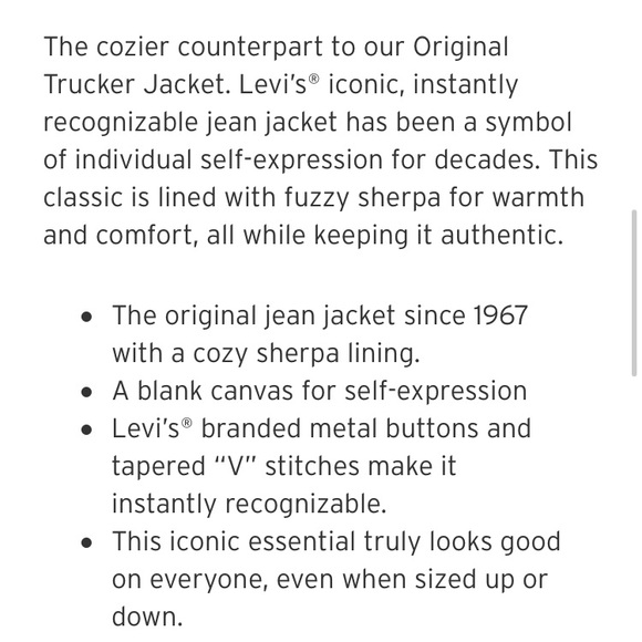 Levi’s Original Sherpa Trucker Jacket - Picture 3 of 4